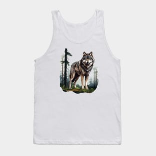 Grey Wolf Tank Top